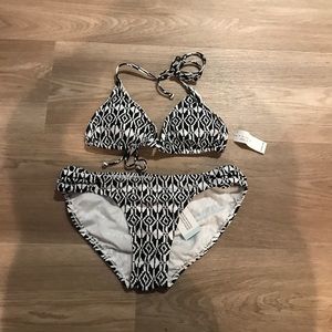 NWT bikini matching set print swimsuit